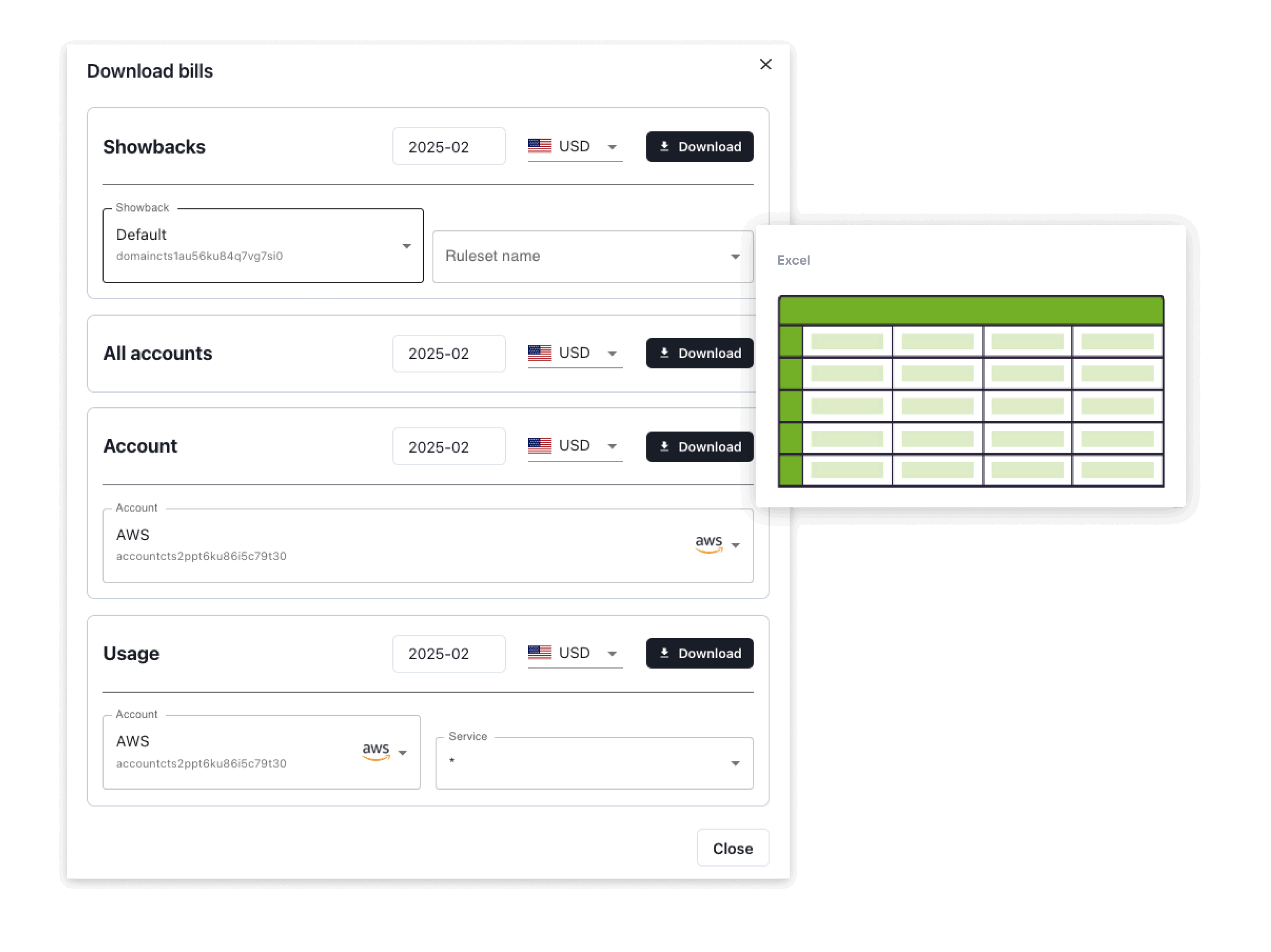 Tencent Cloud Bill Export to Excel